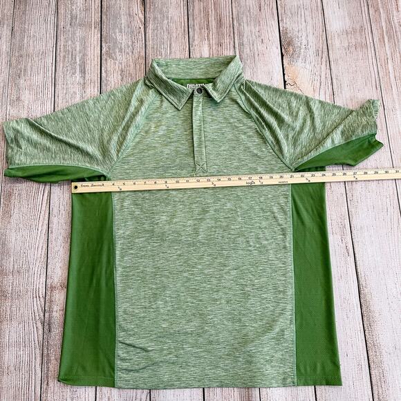 NWOT Men's Large Duluth Trading Co Henley Breezeshooter Athletic Polo - Picture 3 of 6
